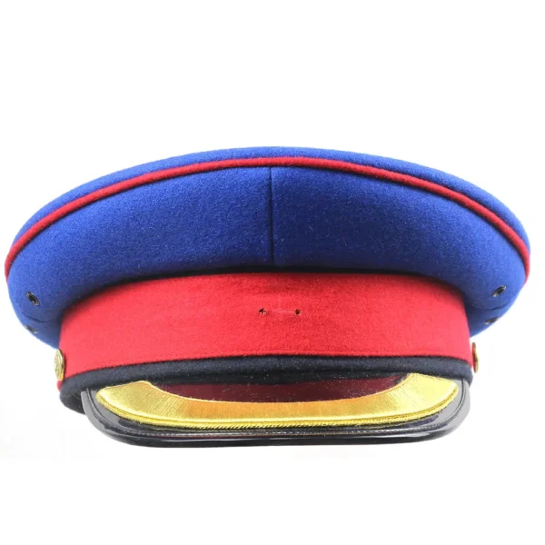 Custom Ceremonial Hats Polyester Lining Officer Security Caps