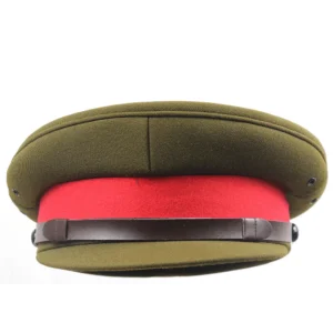 Tactical green Red Peaked Cap Officer Hat For Uniform