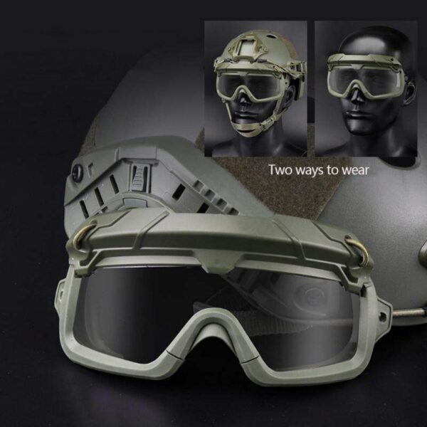 anti laser military googles shooting glasses windproof wargame mask